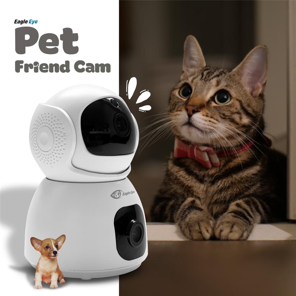 กล้องวงจรปิดภายใน 2 เลนส์ EAGLE EYE EG-AT253D 3+3MP 3 ล้านพิกเซล 1 แถม 1