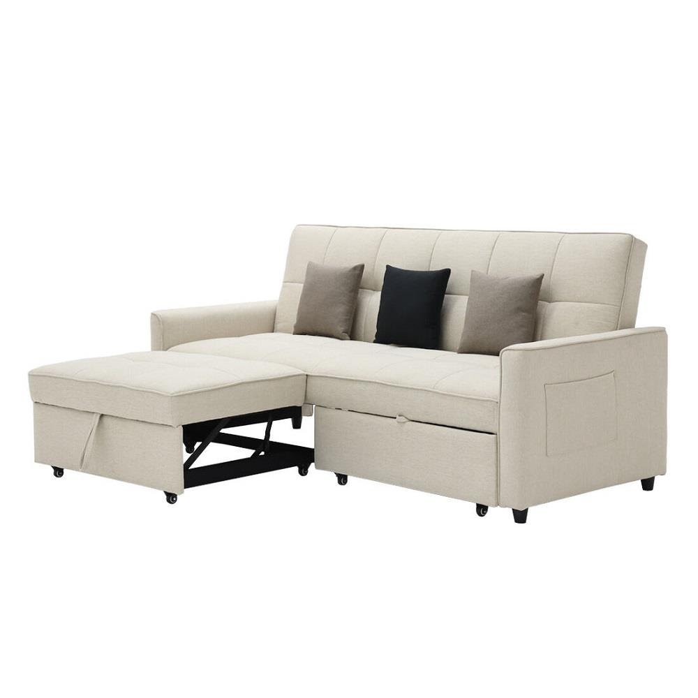 โซฟาเบด 3 ที่นั่ง SB FURNITURE CALINA 19241567 สีครีม