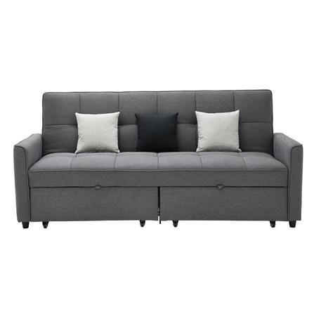 โซฟาเบด 3 ที่นั่ง SB FURNITURE CALINA 19241568 สีเทา_1