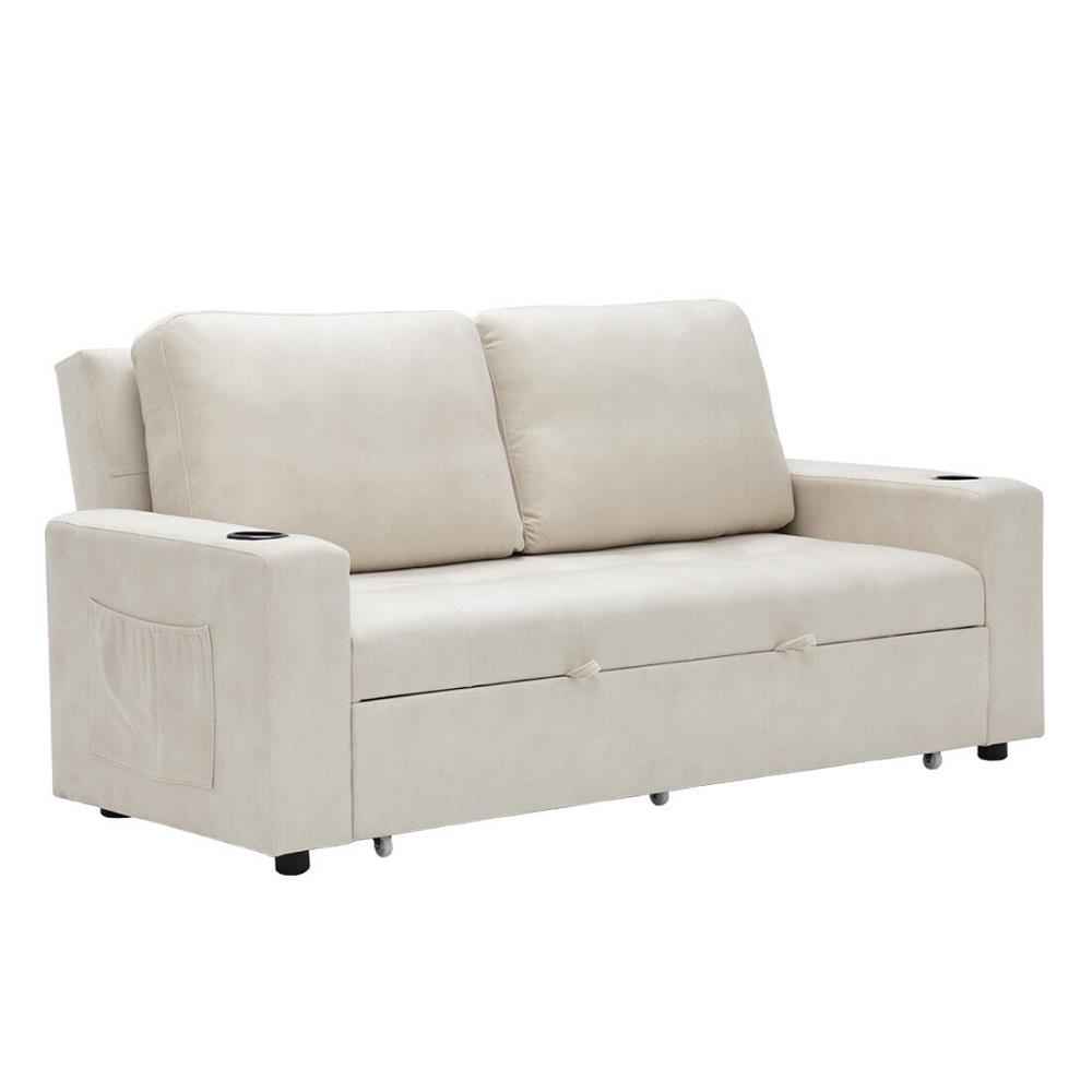 โซฟาเบด 3 ที่นั่ง SB FURNITURE REINDEER 19240983 สีครีม