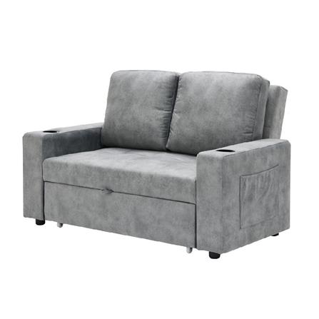 โซฟาเบด 2 ที่นั่ง KONCEPT RAINBOW 19238606 สีเทา_0