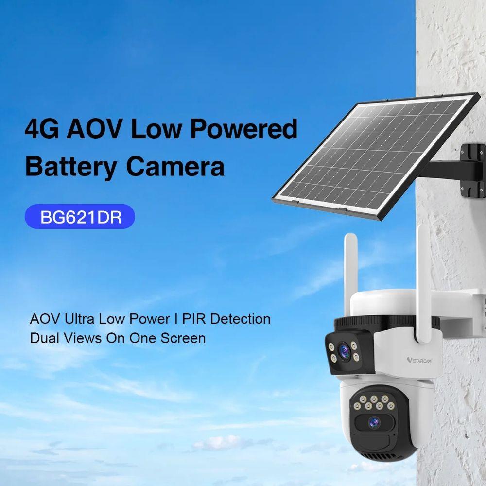 กล้องวงจรปิดโซลาร์เซลล์ VSTARCAM BG621DR 3 ล้านพิกเซล