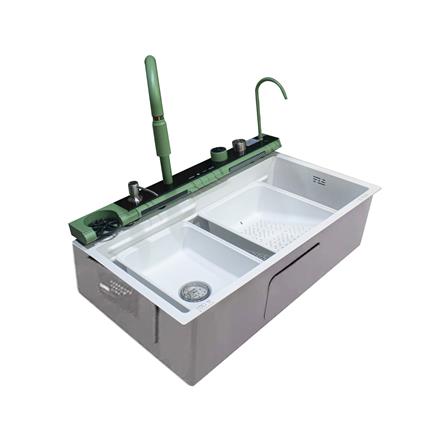 ซิงค์ฝัง 1 หลุม S-FLO NL0215 8046 SM01S-WG สีขาว_2