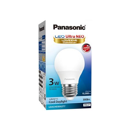 หลอด LED PANASONIC ULTRA NEO 3 วัตต์ DAYLIGHT E27_1