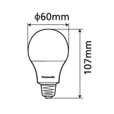 หลอด LED PANASONIC ULTRA NEO 7 วัตต์ WARM WHITE E27_3
