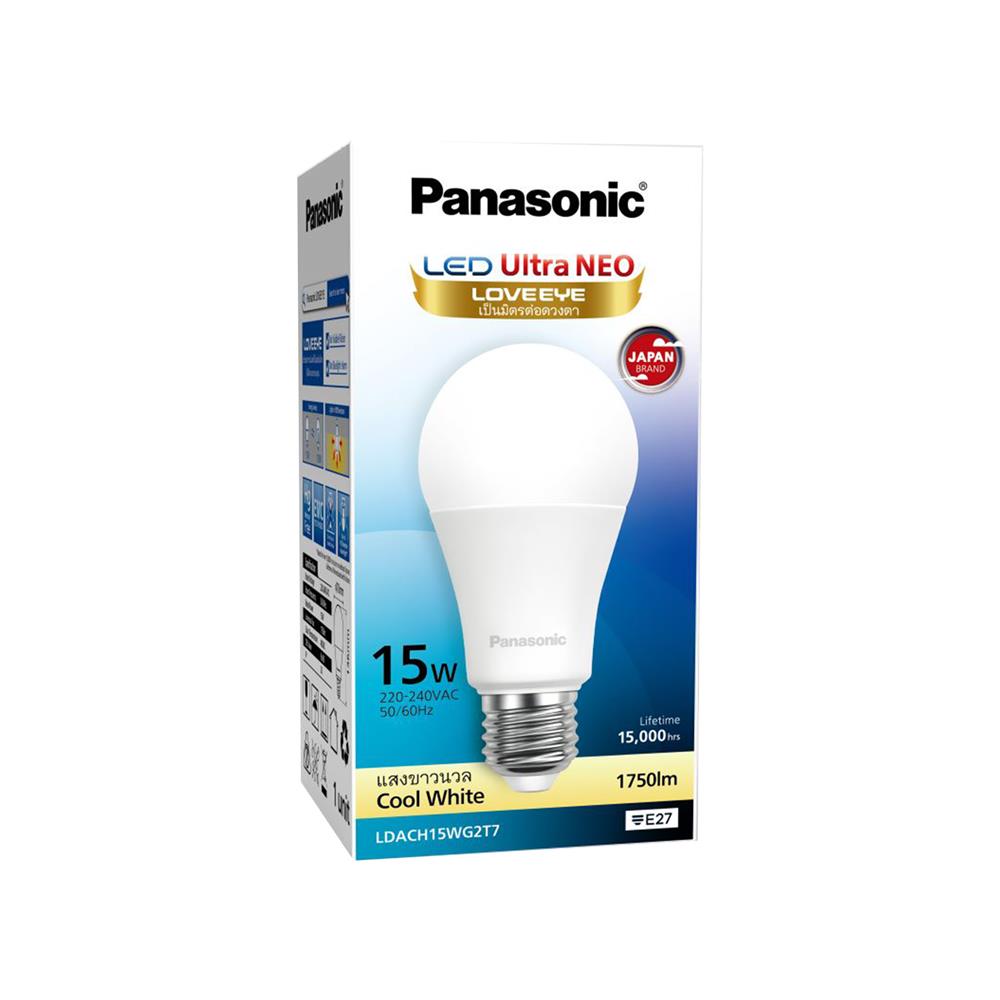 หลอด LED PANASONIC ULTRA NEO 15 COOL WHITE E27