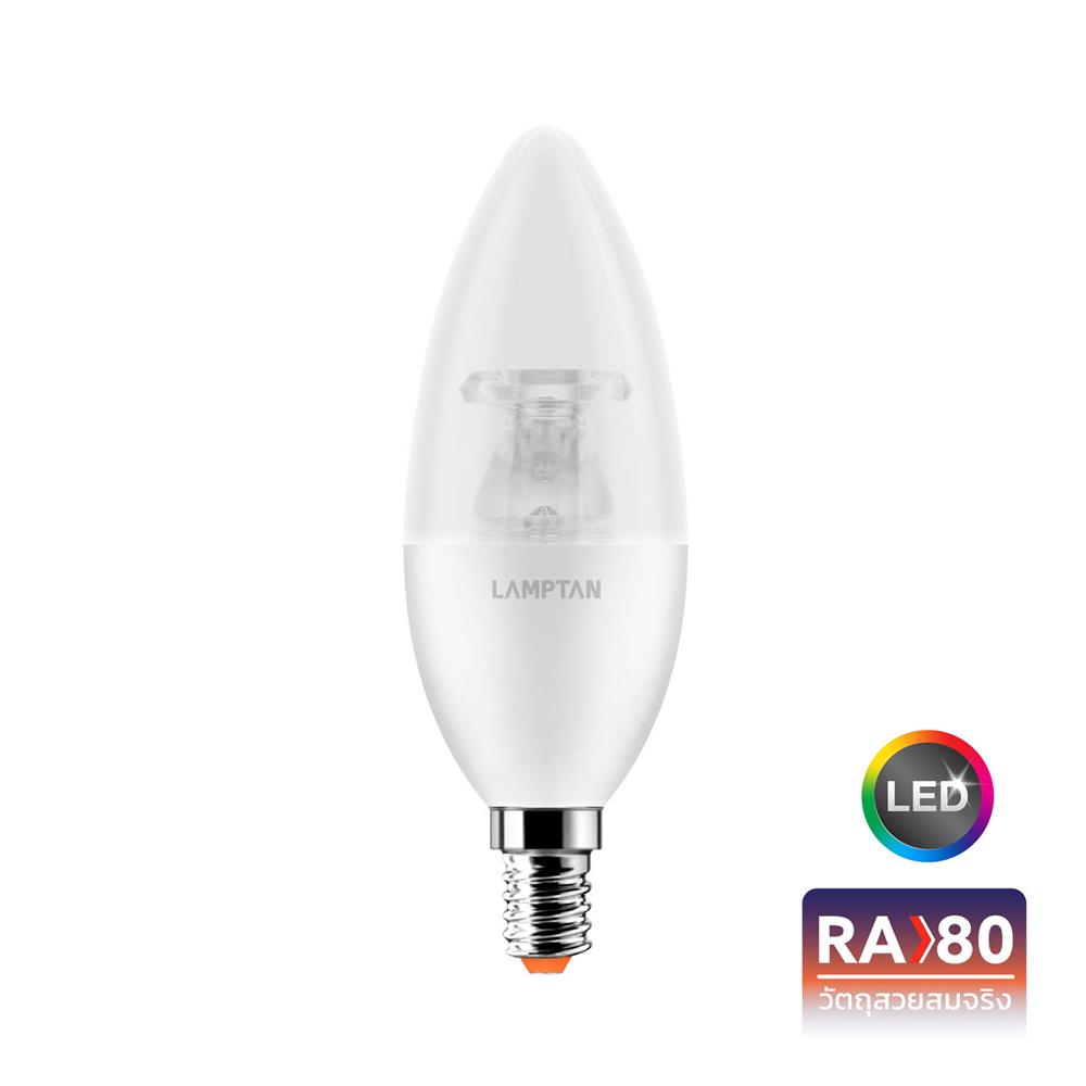 หลอด LED LAMPTON CANDLE CLAIRE 4 วัตต์ WARM WHITE E14