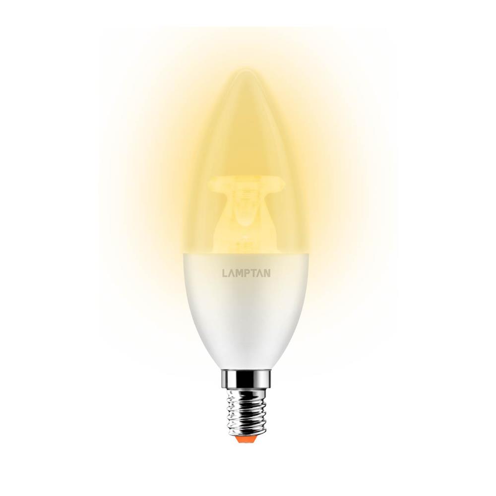 หลอด LED LAMPTON CANDLE CLAIRE 4 วัตต์ WARM WHITE E14