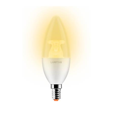 หลอด LED LAMPTON CANDLE CLAIRE 4 วัตต์ WARM WHITE E14_1