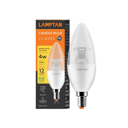 หลอด LED LAMPTON CANDLE CLAIRE 4 วัตต์ WARM WHITE E14_2