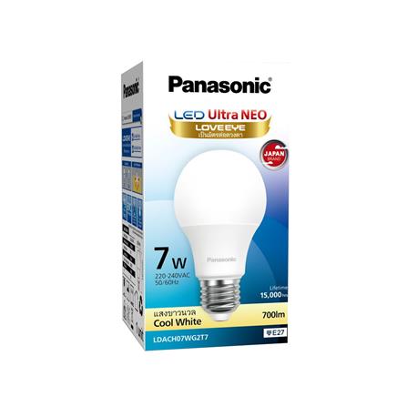 หลอด LED PANASONIC ULTRA NEO 7 วัตต์ COOL WHITE E27_1