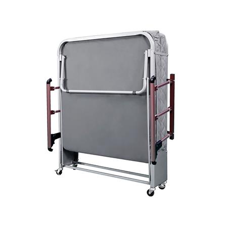 เตียงพับพร้อม TOPPER ราวกั้นพับได้ THAIBULL OLT237-75H สี GREY_4