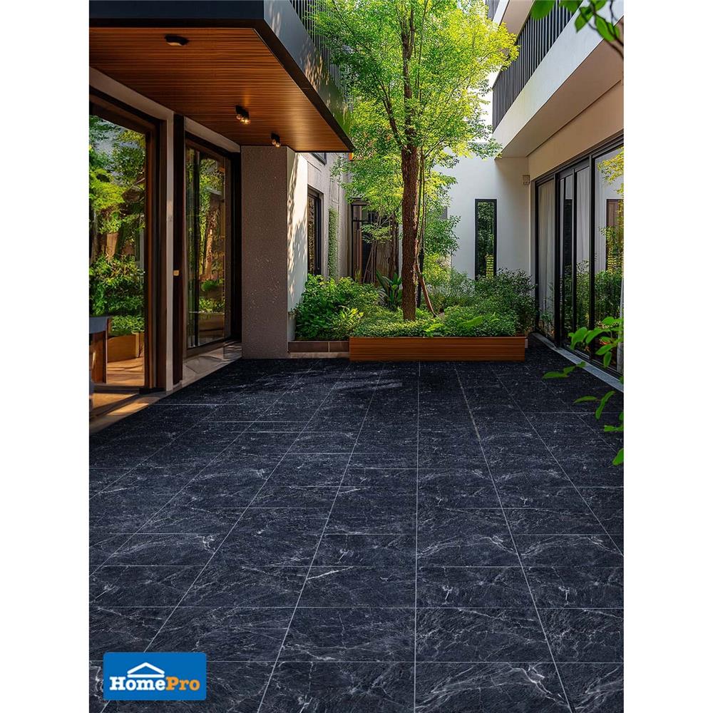 กระเบื้องพื้นพอร์ซเลน 16x16 นิ้ว COTTO เฮอริเคน น้ำเงิน PM 0.96 ตร.ม.