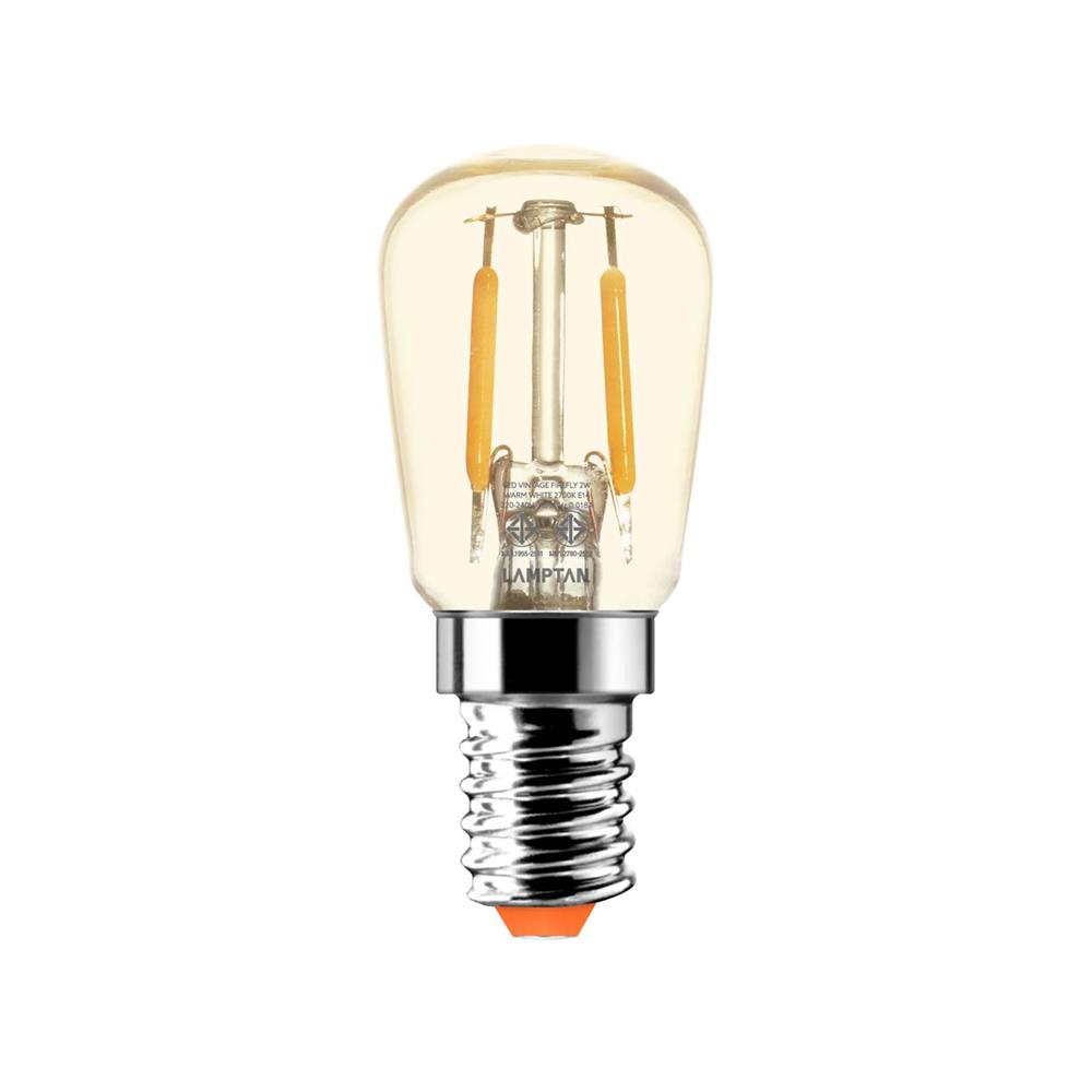 หลอด LED LAMPTAN VINTAGE FIREFIY 2 วัตต์ WARM WHITE E14