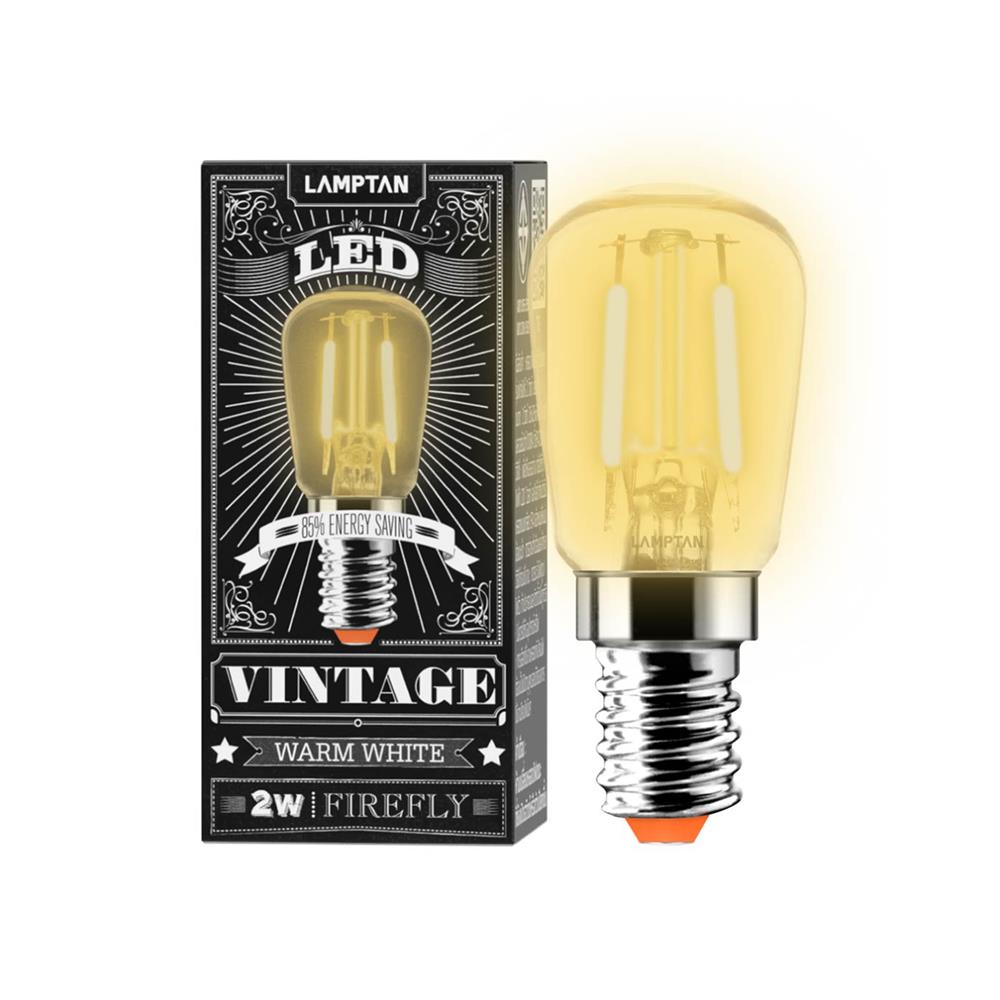 หลอด LED LAMPTAN VINTAGE FIREFIY 2 วัตต์ WARM WHITE E14