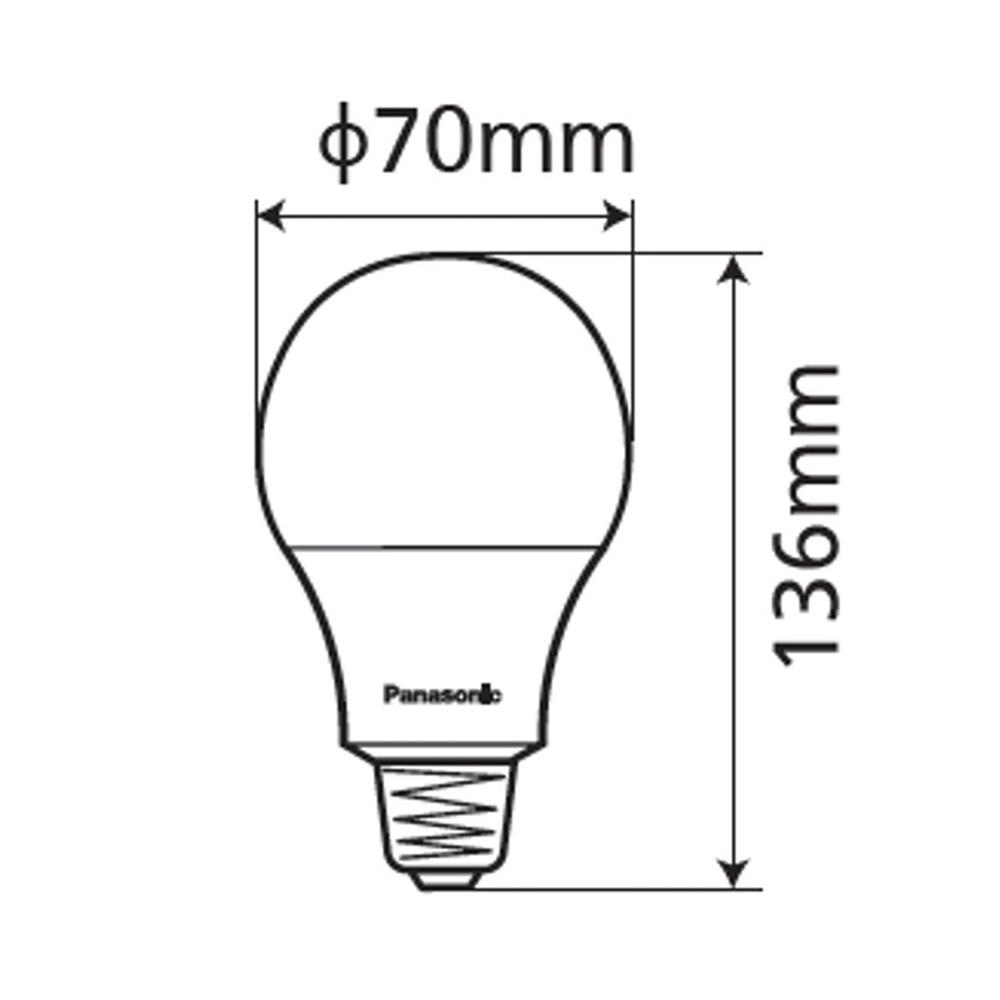 หลอด LED PANASONIC ULTRA NEO 15 วัตต์ DAYLIGHT E27