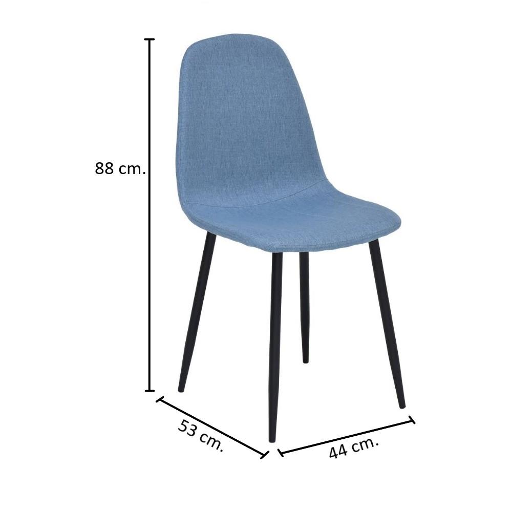 เก้าอี้ทานข้าว SB FURNITURE LALADA 19235283 สีฟ้า