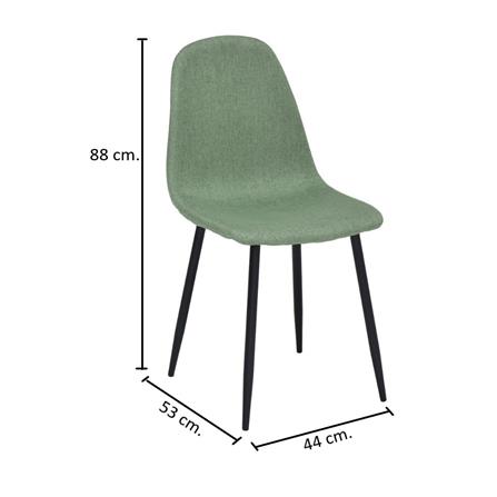 เก้าอี้ทานข้าว SB FURNITURE LALADA 19235284 สีเขียว_5