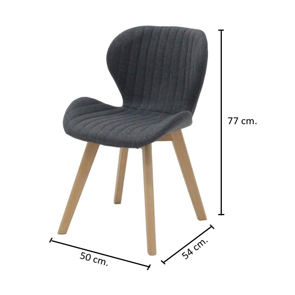 เก้าอี้ทานข้าว SB FURNITURE YEARLING 19235476 สีเทาเข้ม