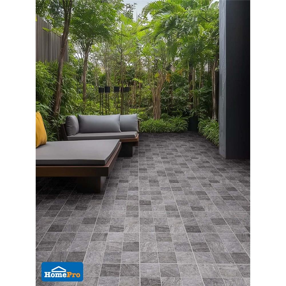 กระเบื้องพื้นพอร์ซเลน 16x16 นิ้ว COTTO โดเนคา เทา PM 0.96 ตร.ม.