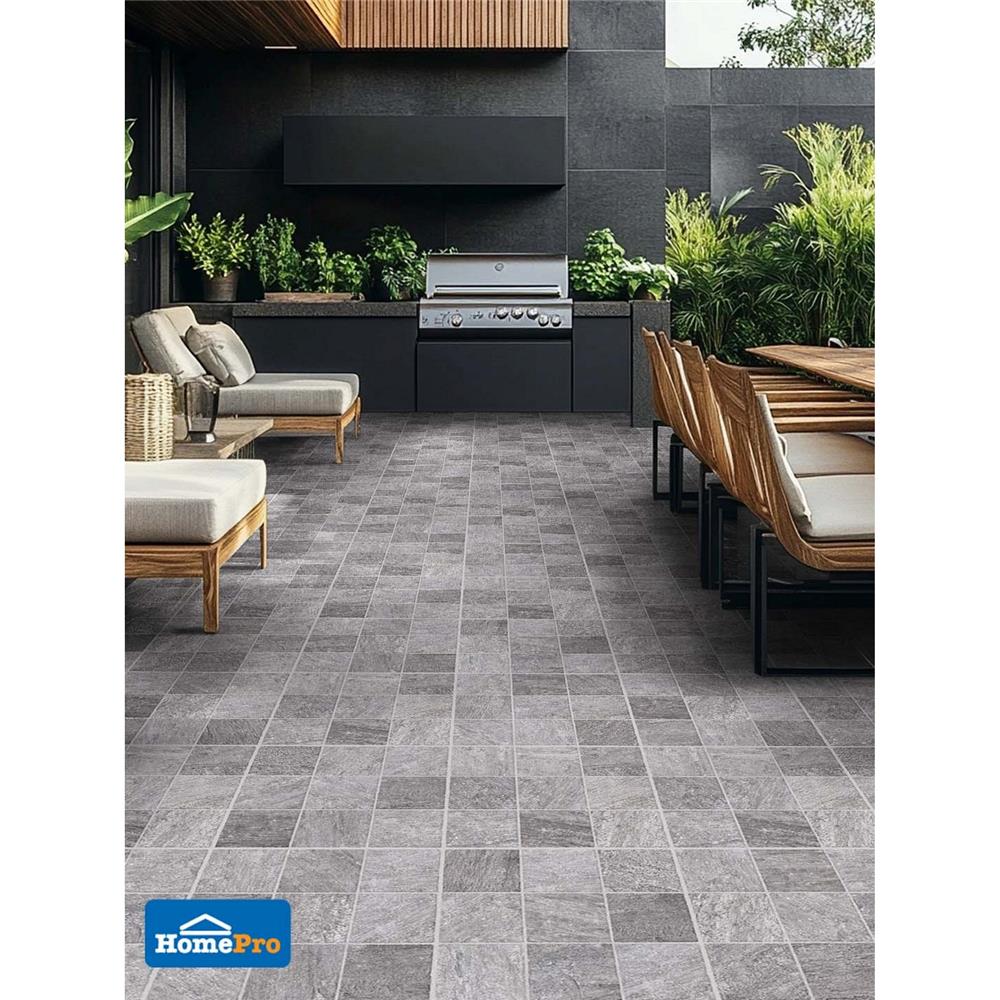 กระเบื้องพื้นพอร์ซเลน 16x16 นิ้ว COTTO โดเนคา เทา PM 0.96 ตร.ม.