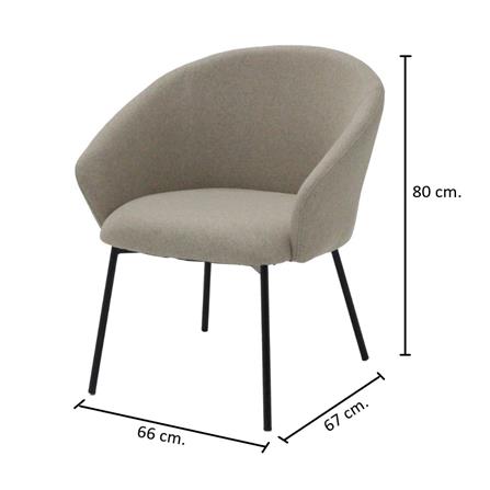 เก้าอี้ทานข้าว SB FURNITURE VELLAY 19233959 สีน้ำตาล_5