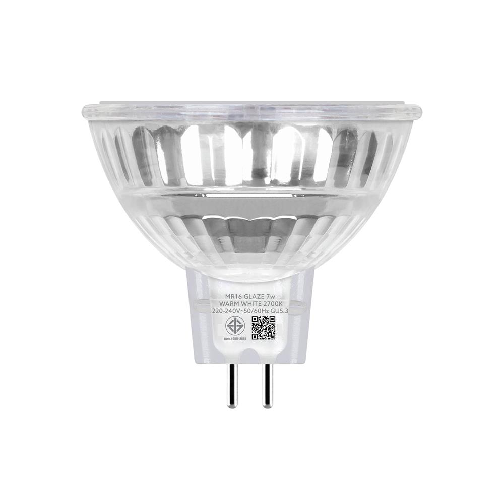 หลอด LED LAMPTAN MR16 GLAZE 7 วัตต์ WARM WHITE GU5.3