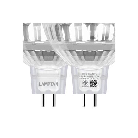 หลอด LED LAMPTAN MR16 GLAZE 7 วัตต์ WARM WHITE GU5.3_7