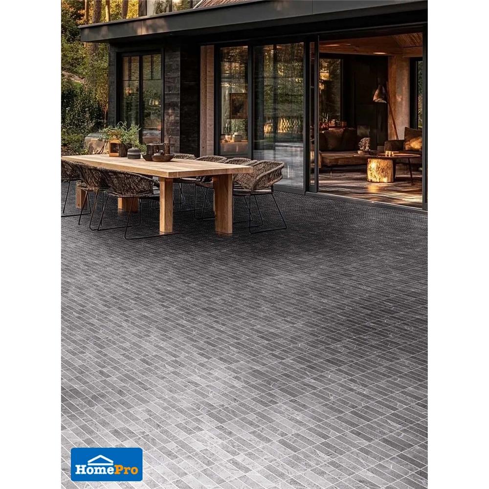 กระเบื้องพื้นพอร์ซเลน 16x16 นิ้ว COTTO มาริโนว่า เทา PM 0.96 ตร.ม.