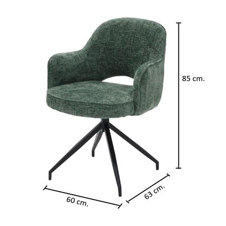 เก้าอี้ทานข้าว SB FURNITURE HYOLIN 19235025 สีเขียว_5