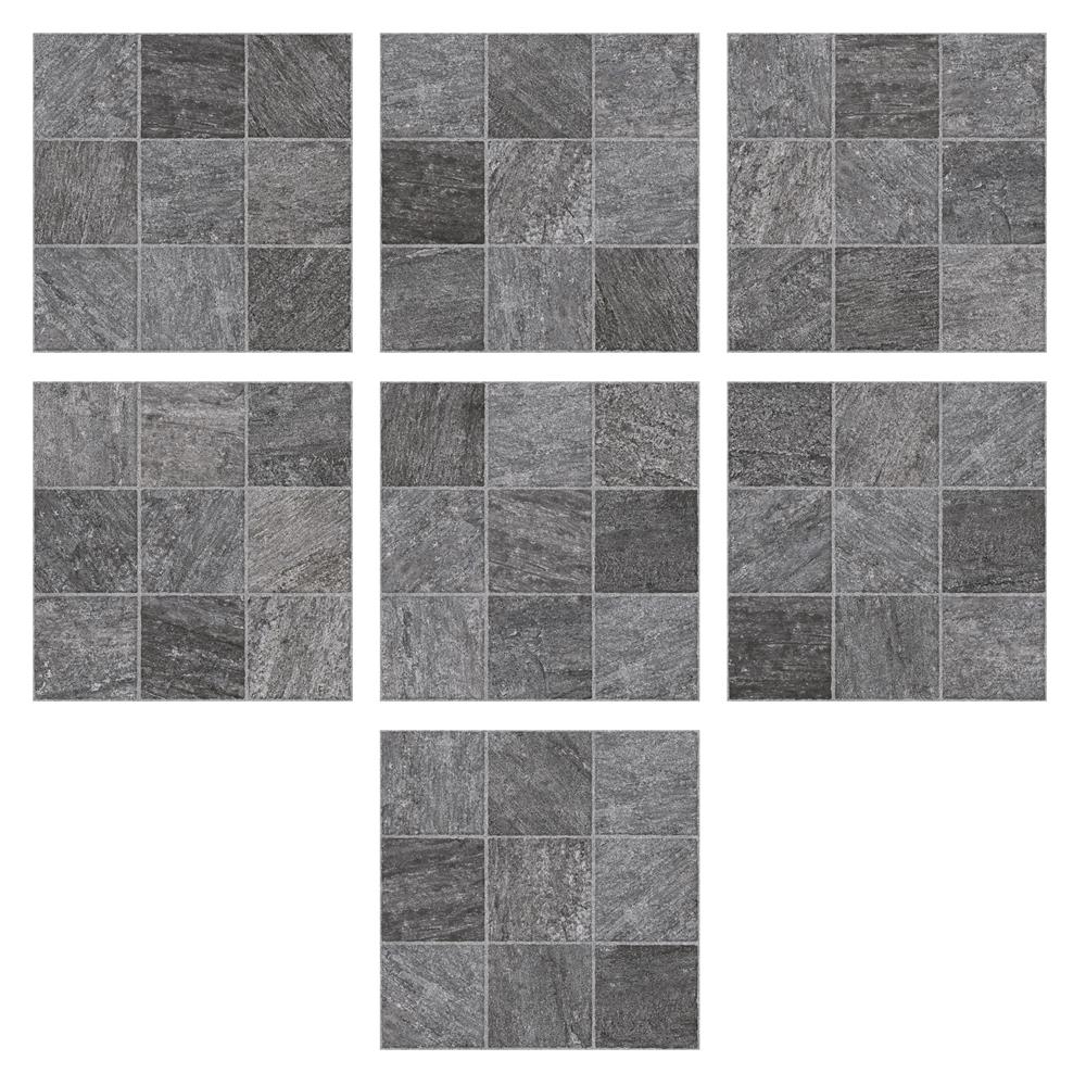 กระเบื้องพื้นพอร์ซเลน 16x16 นิ้ว COTTO โดเนคา เทาเข้ม PM 0.96 ตร.ม.