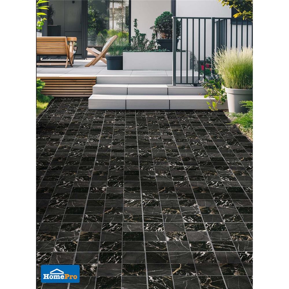 กระเบื้องพื้นพอร์ซเลน 16x16 นิ้ว COTTO เมลานี่ ทอง PM 0.96 ตร.ม.