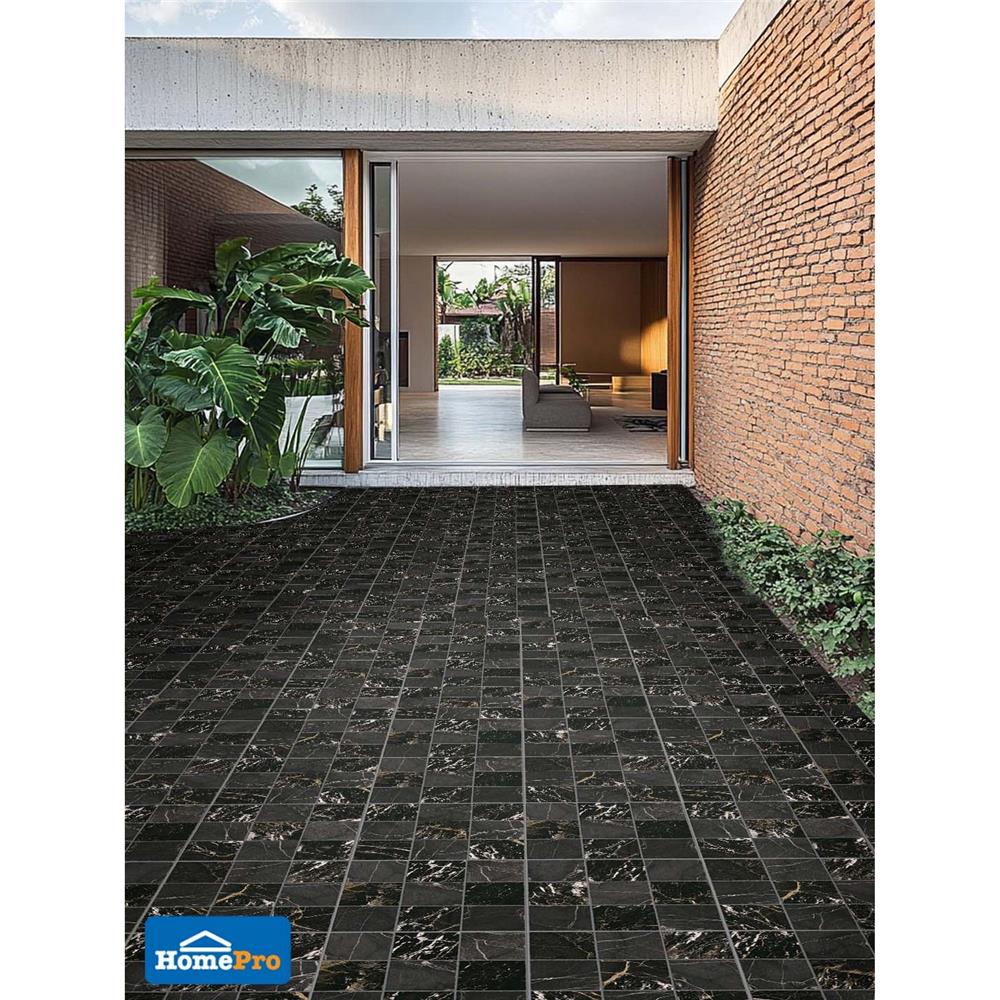 กระเบื้องพื้นพอร์ซเลน 16x16 นิ้ว COTTO เมลานี่ ทอง PM 0.96 ตร.ม.