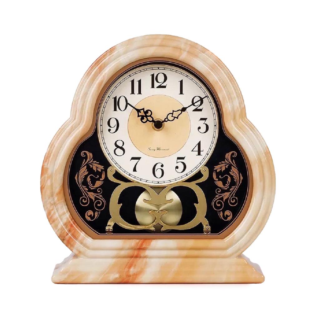 นาฬิกาตั้งโต๊ะ INTERY CT027C009_16 8.66x10.24 นิ้ว สีครีม_1