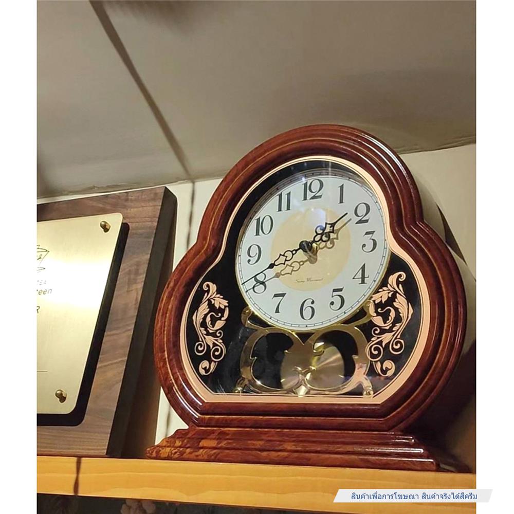 นาฬิกาตั้งโต๊ะ INTERY CT027C009_16 8.66x10.24 นิ้ว สีครีม