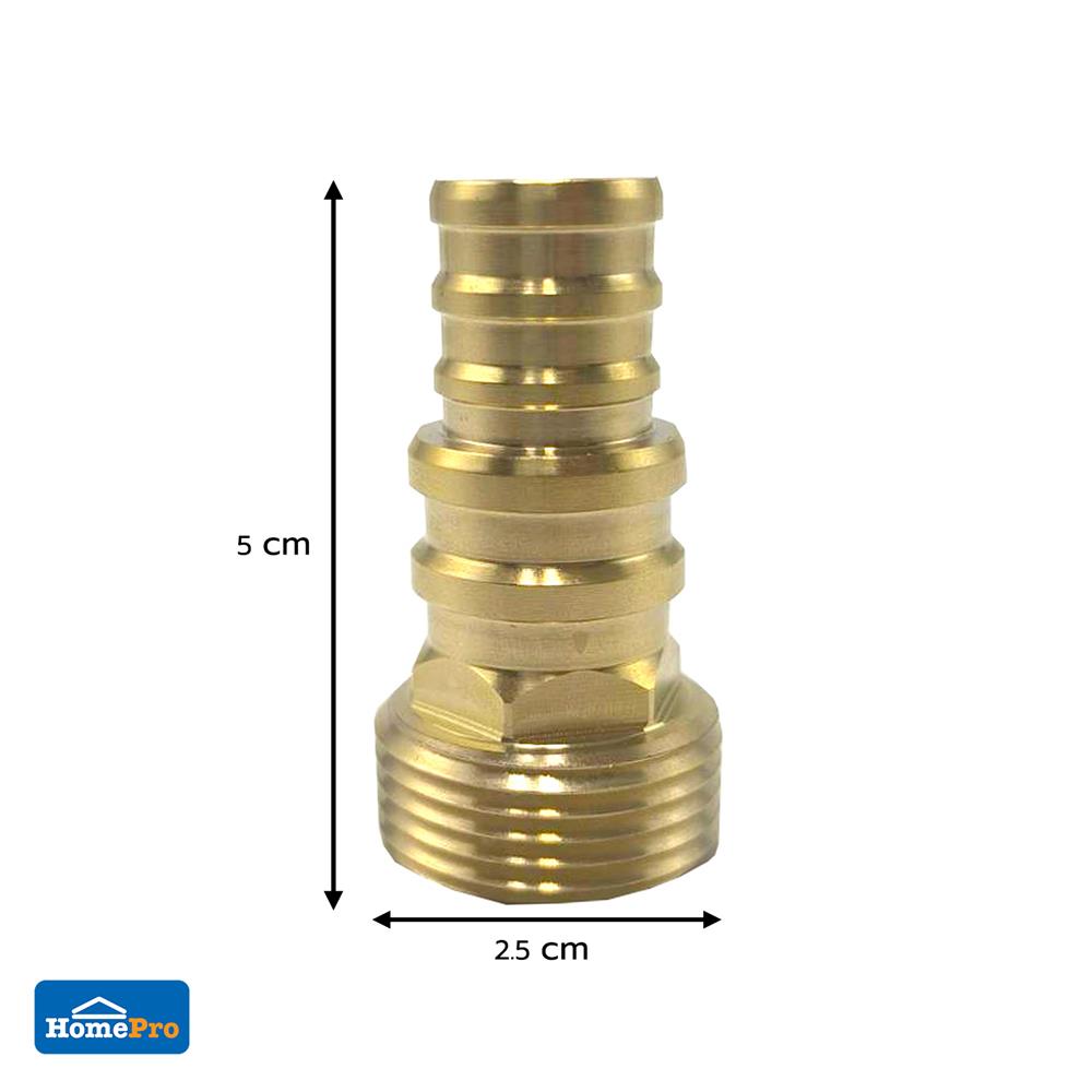 ข้อต่อทองเหลืองหางปลา SPRING BR-HC-34 3/4 นิ้ว