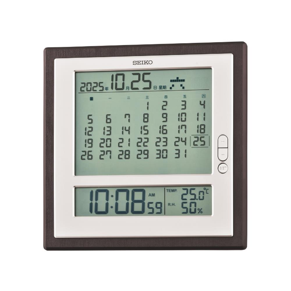 นาฬิกาตั้งโต๊ะ SEIKO CLOCKS 9.6 นิ้ว สีน้ำตาล