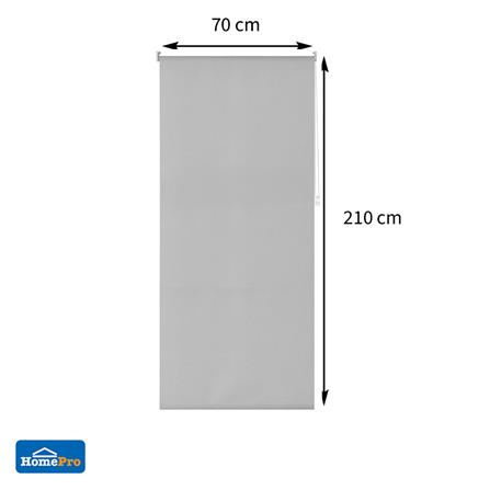 ผ้าม่านม้วน HOME LIVING STYLE RADIAN 70x210 ซม. สีเทา_4