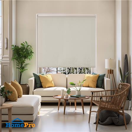 ผ้าม่านม้วน HOME LIVING STYLE RADIAN 120x160 ซม. สีครีม_4