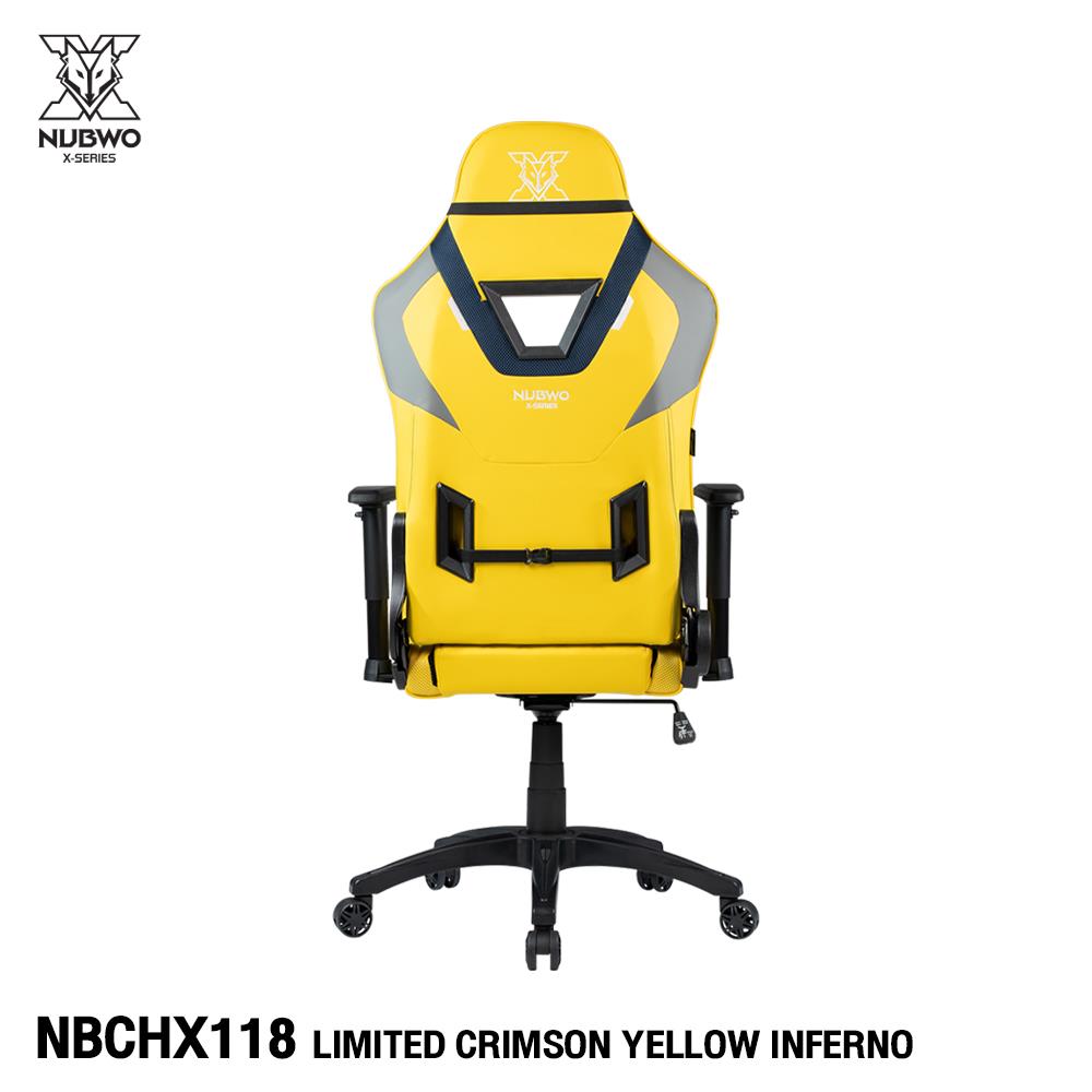 เก้าอี้เกมมิ่ง NUBWO NBCHX118 สีเหลือง