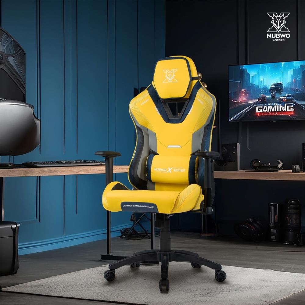 เก้าอี้เกมมิ่ง NUBWO NBCHX118 สีเหลือง