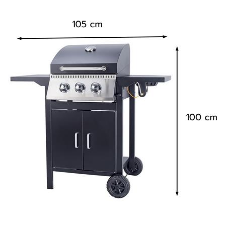 เตา BBQ แก๊ส 2 หัว และเตาด้านข้าง SPRING NOVAGRILL DELUXE_2