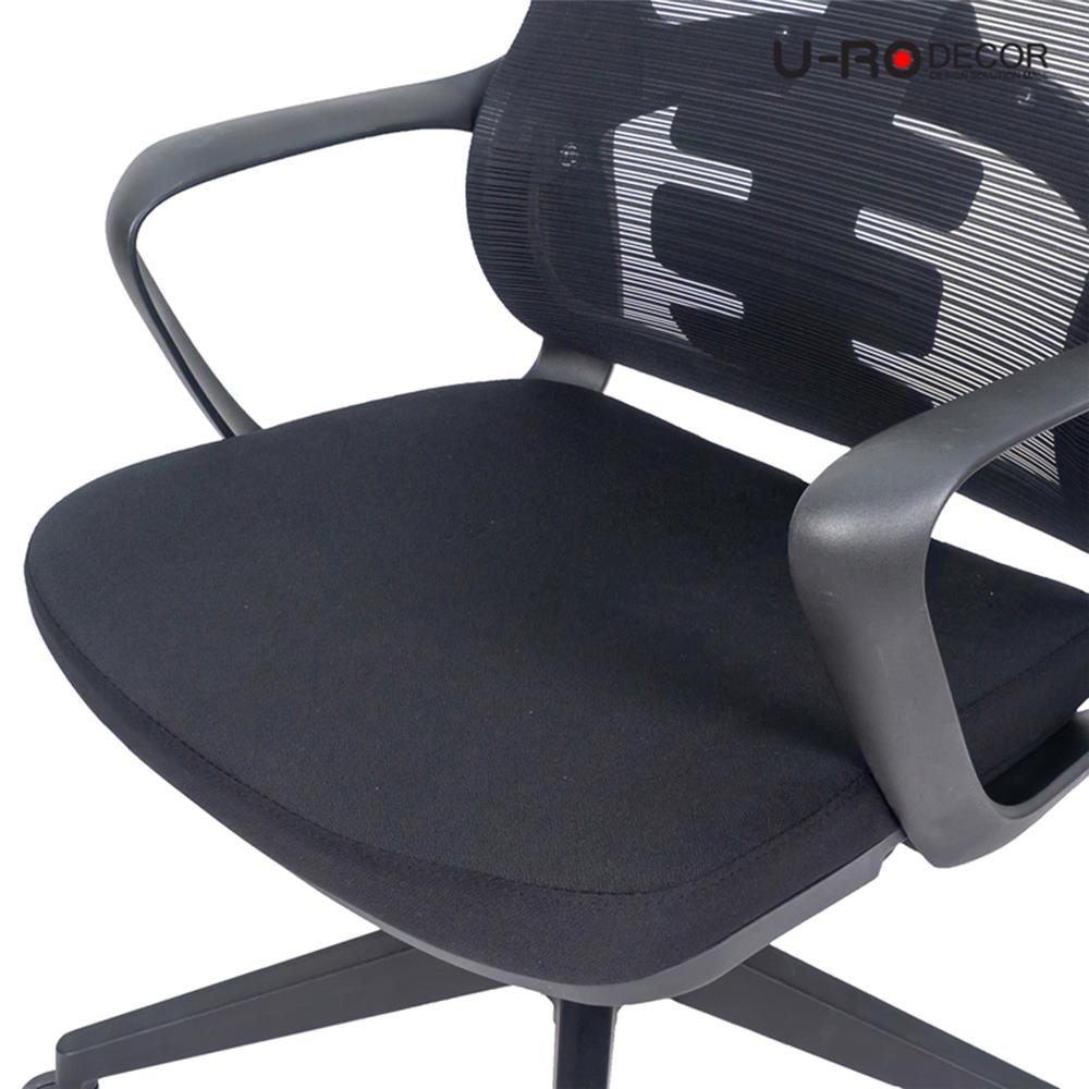 เก้าอี้สำนักงาน U-RODECOR NORA สีดำ