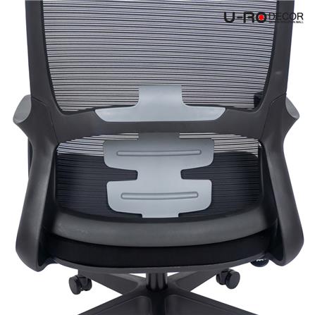 เก้าอี้สำนักงาน U-RODECOR NORA สีดำ_4