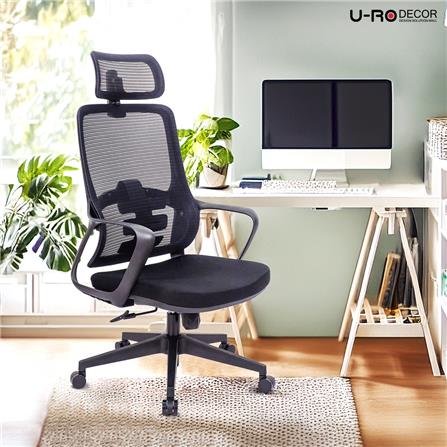 เก้าอี้สำนักงาน U-RODECOR NORA สีดำ_8
