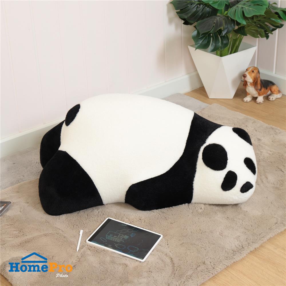 เบาะรองนั่ง SNAZZ PANDA 24X36 นิ้ว สีขาว/ดำ