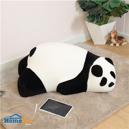 เบาะรองนั่ง SNAZZ PANDA 24X36 นิ้ว สีขาว/ดำ_6