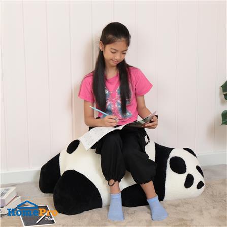 เบาะรองนั่ง SNAZZ PANDA 24X36 นิ้ว สีขาว/ดำ_7