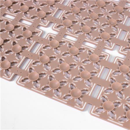 แผ่นกันลื่น HOME LIVING STYLE WAFFLE 40X66 ซม. สีกากี_2