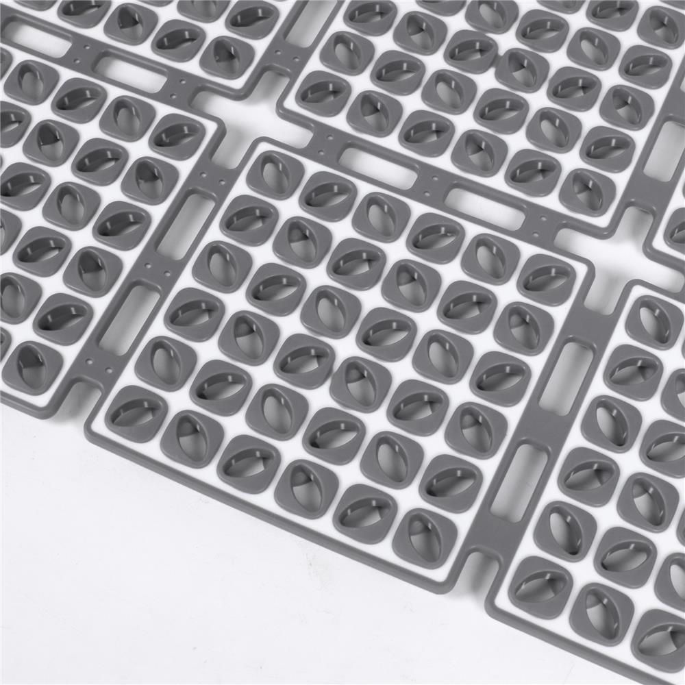 แผ่นกันลื่น HOME LIVING STYLE WAFFLE 40X66 ซม. สีเทา